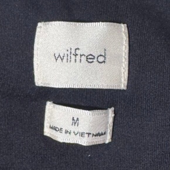 Aritzia Wilfred Saturn Mini Wrap Jersey Dress Size M - Picture 7 of 7